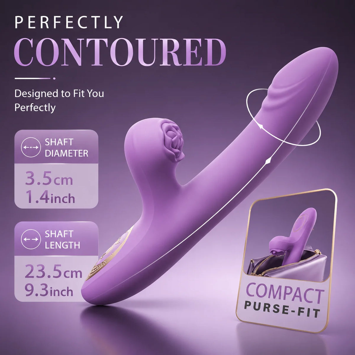 3-in-1 Thrusting & Vibration Rabbit Massager