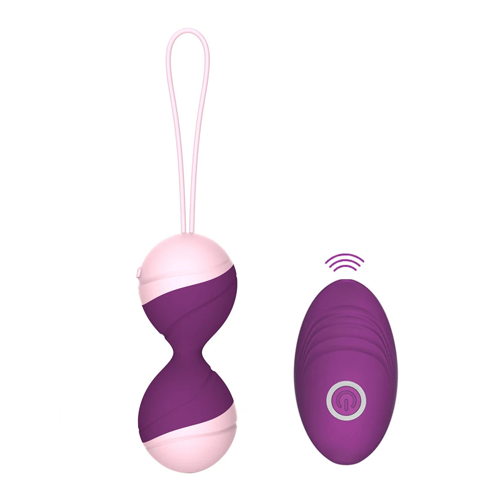Remote-Controlled Silicone Kegel Ball Set