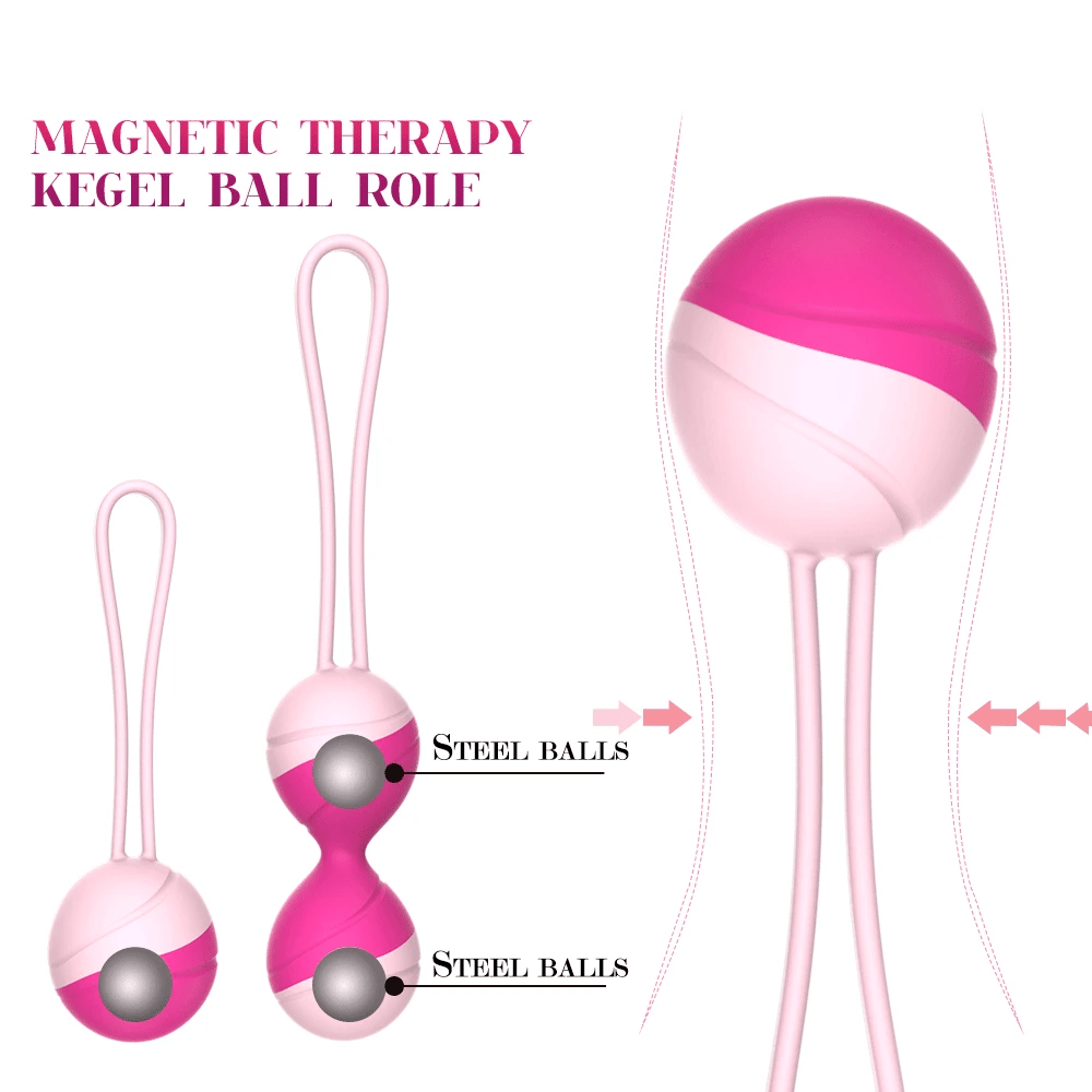 Remote-Controlled Silicone Kegel Ball Set