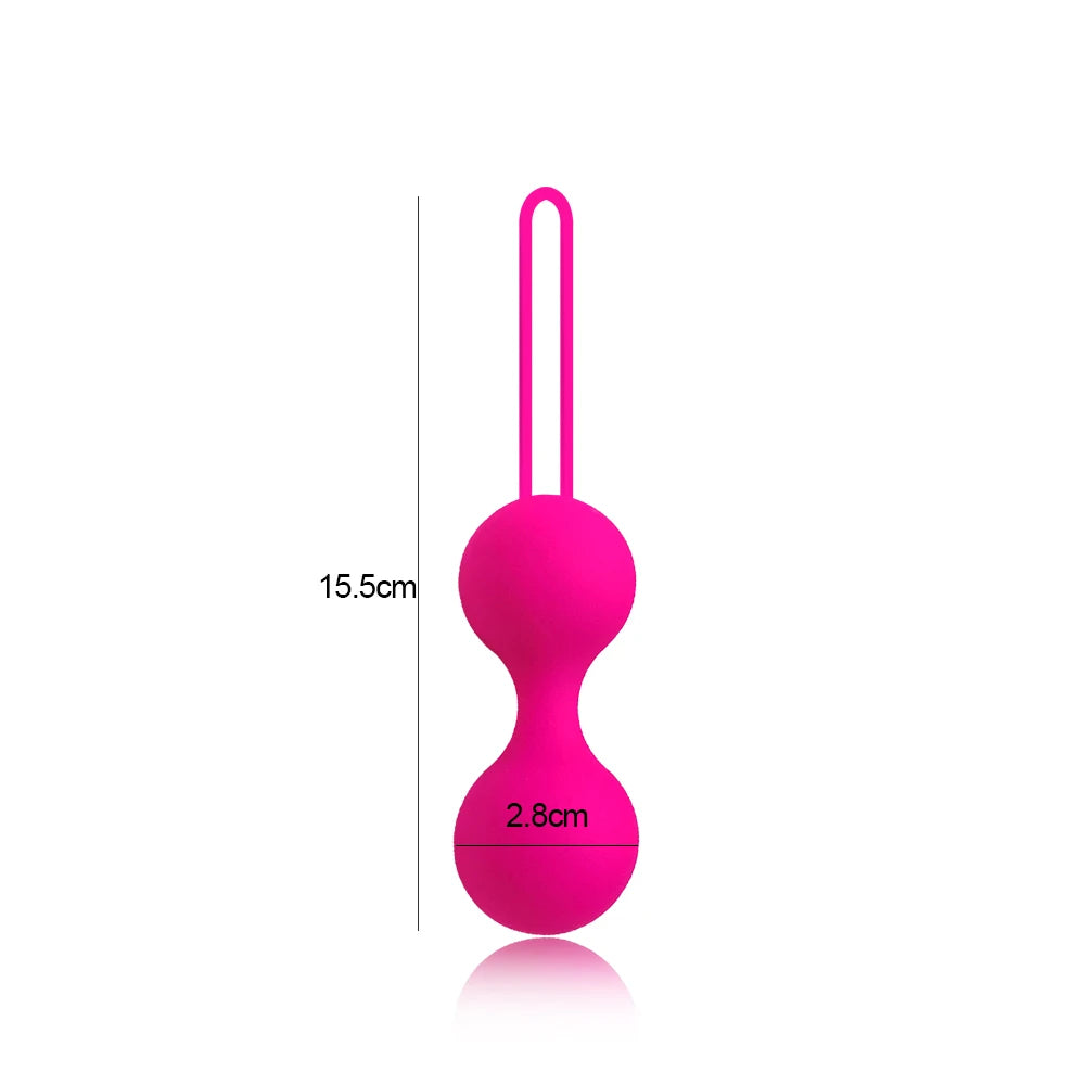 Silicone Kegel Ball Set with Retrieval Loops