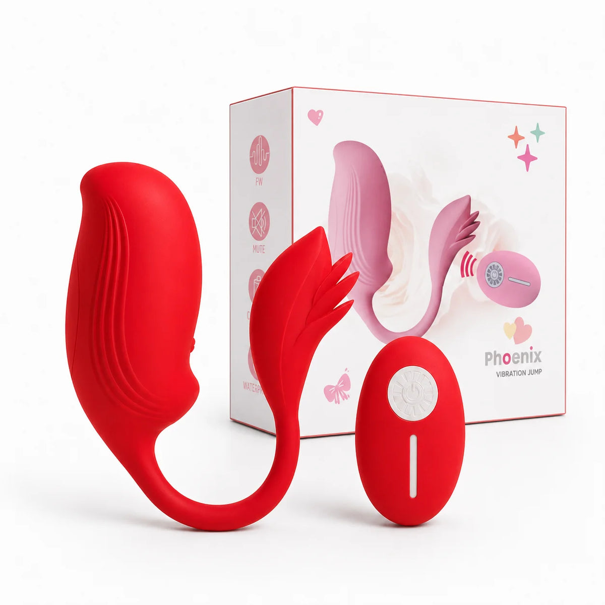 Dual-Motor Wearable Vibrating Massager with 10 Modes