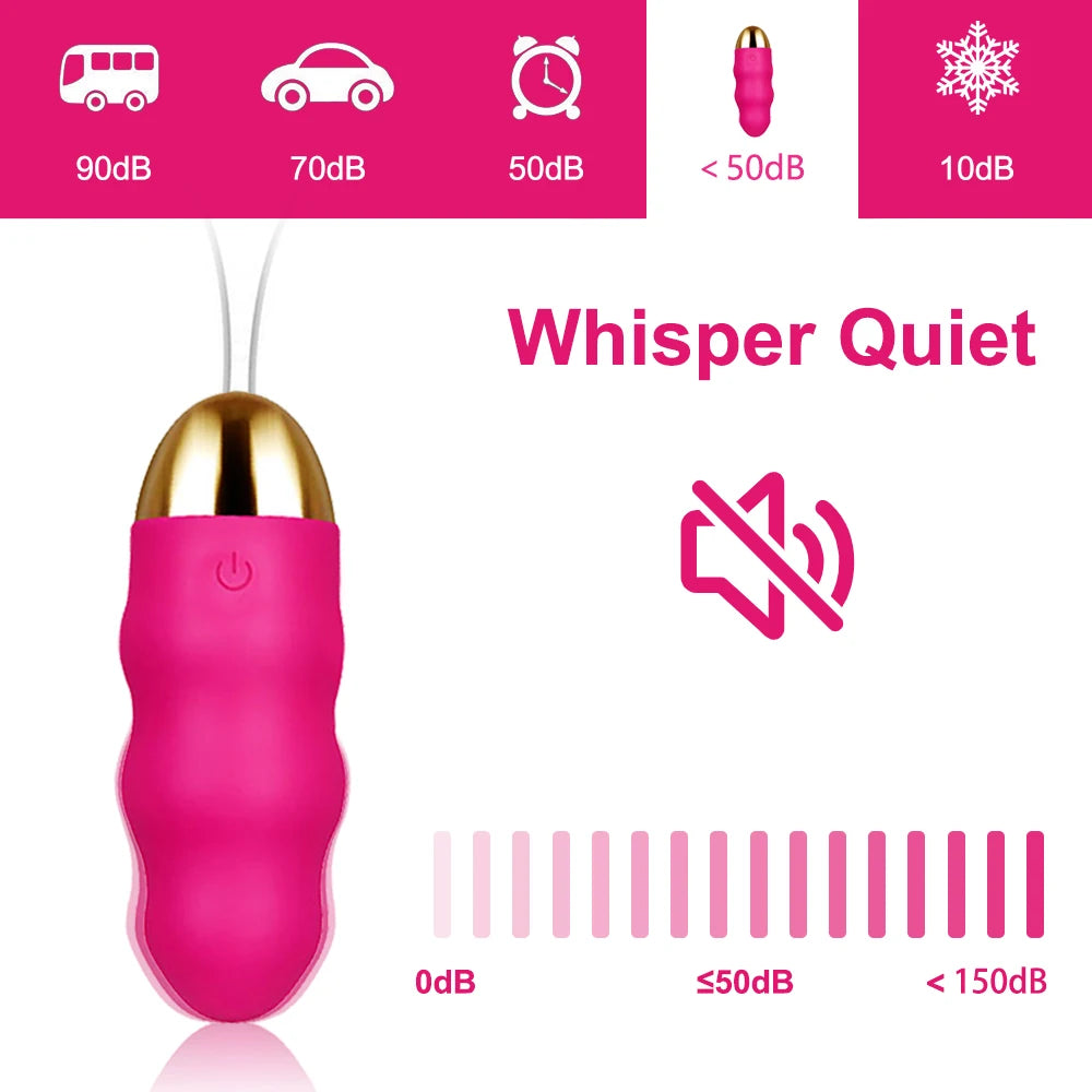Wireless Remote-Controlled Vibrating Egg with 10 Modes