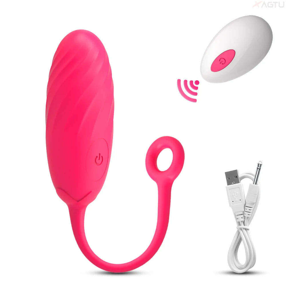 Wireless Remote-Controlled Vibrating Egg with 10 Modes