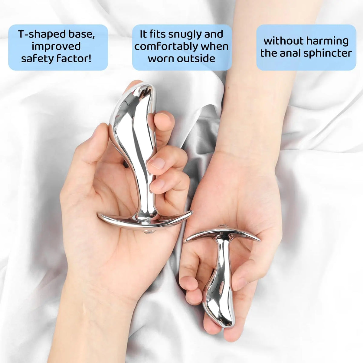 Stainless Steel Plug Set with Flared Bases