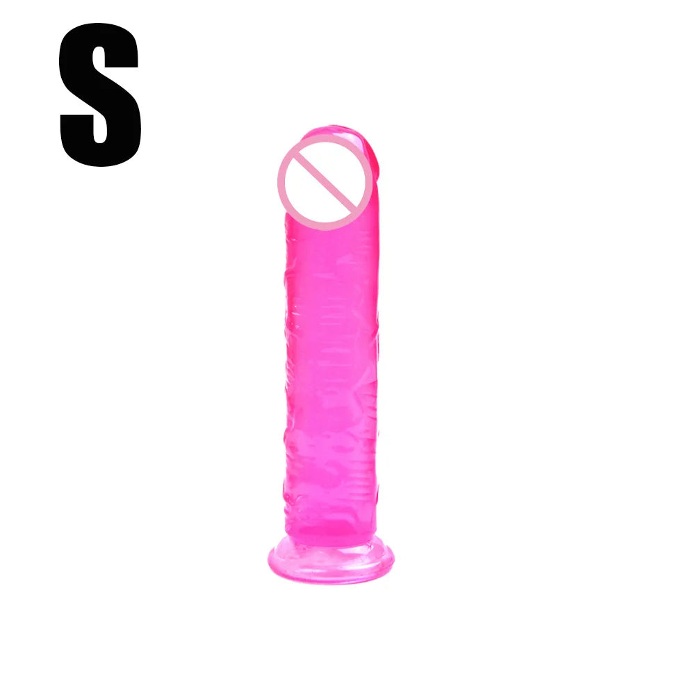 Flexible TPE Massager with Suction Cup Base