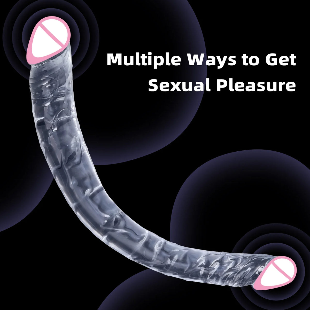 Flexible Textured Silicone Massager in Multiple Sizes