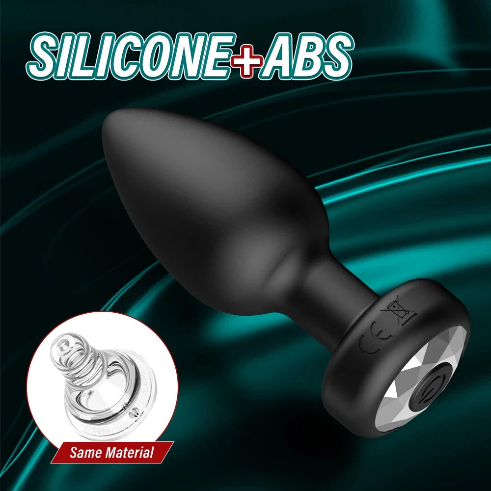 App-Controlled Vibrating Plug with 10 Speed Modes