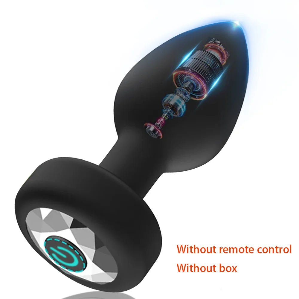 App-Controlled Vibrating Plug with 10 Speed Modes