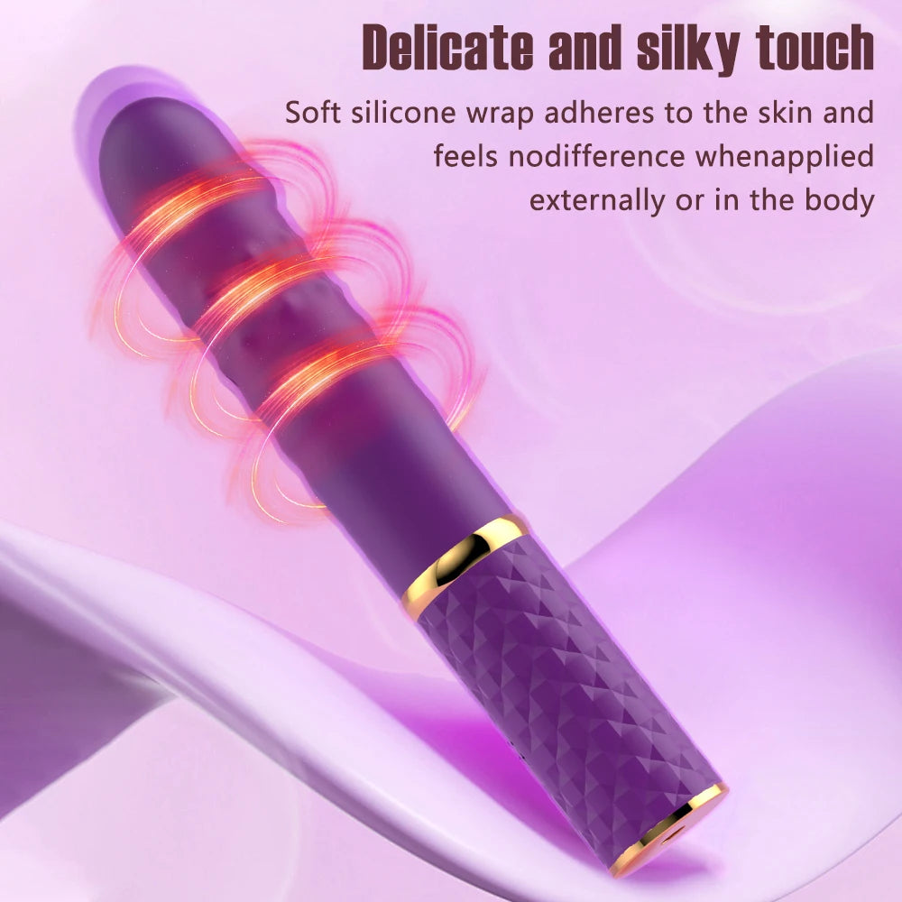 Telescopic Thrusting Massager with 10 Speed Modes
