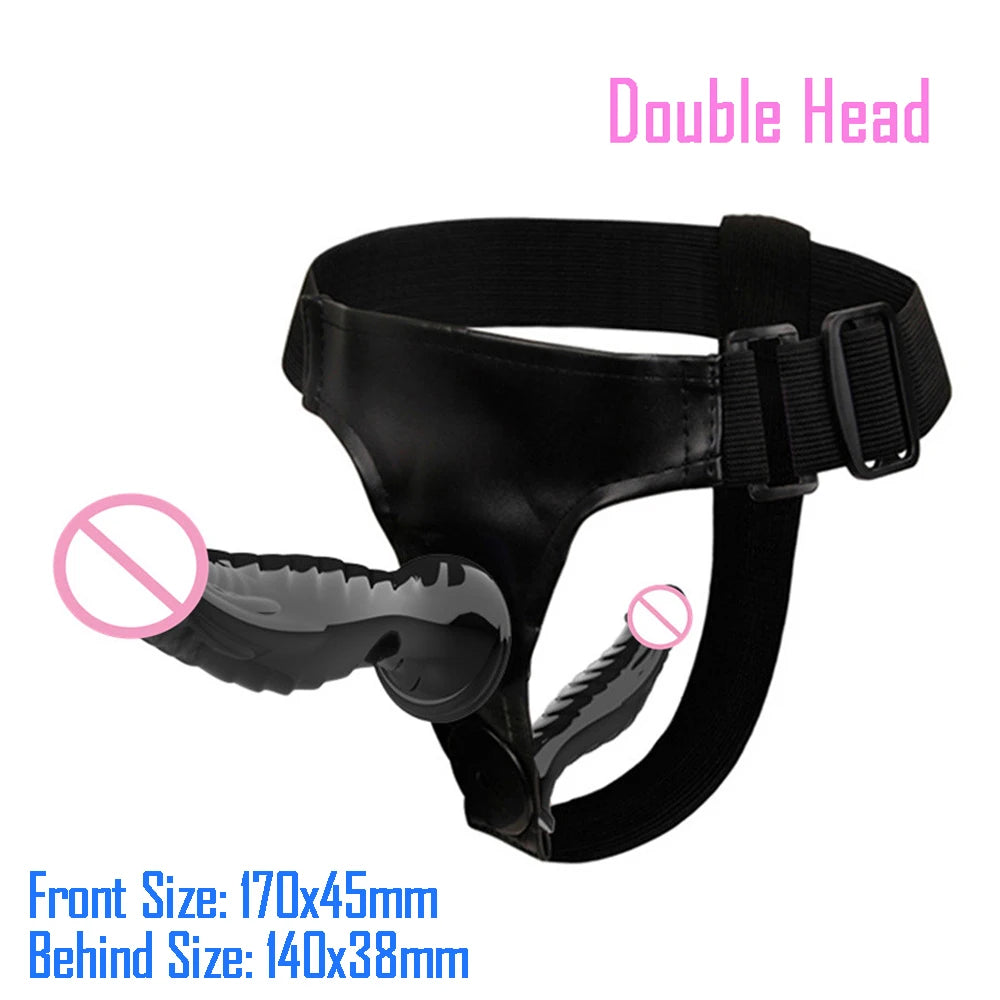 Adjustable Dual-Ended Strap-On Harness Set
