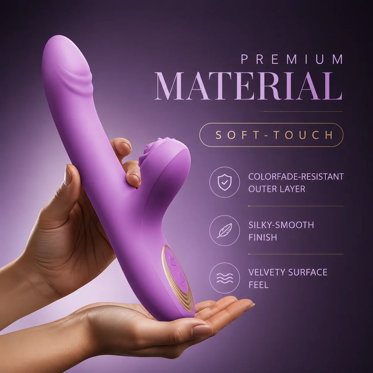 3-in-1 Thrusting & Vibration Rabbit Massager