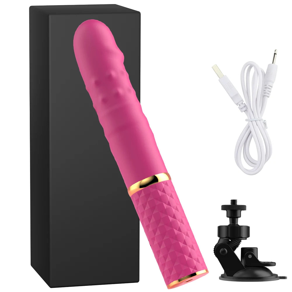 Telescopic Thrusting Massager with 10 Speed Modes