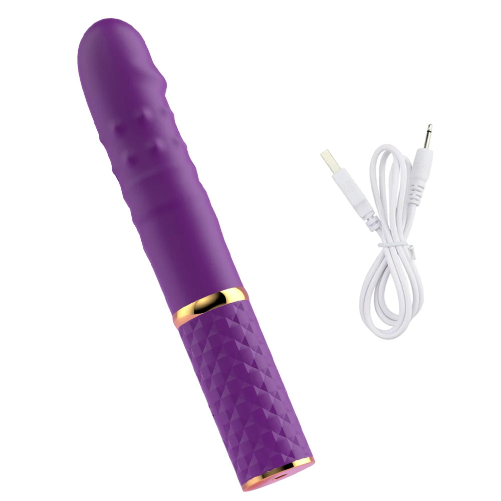 Telescopic Thrusting Massager with 10 Speed Modes