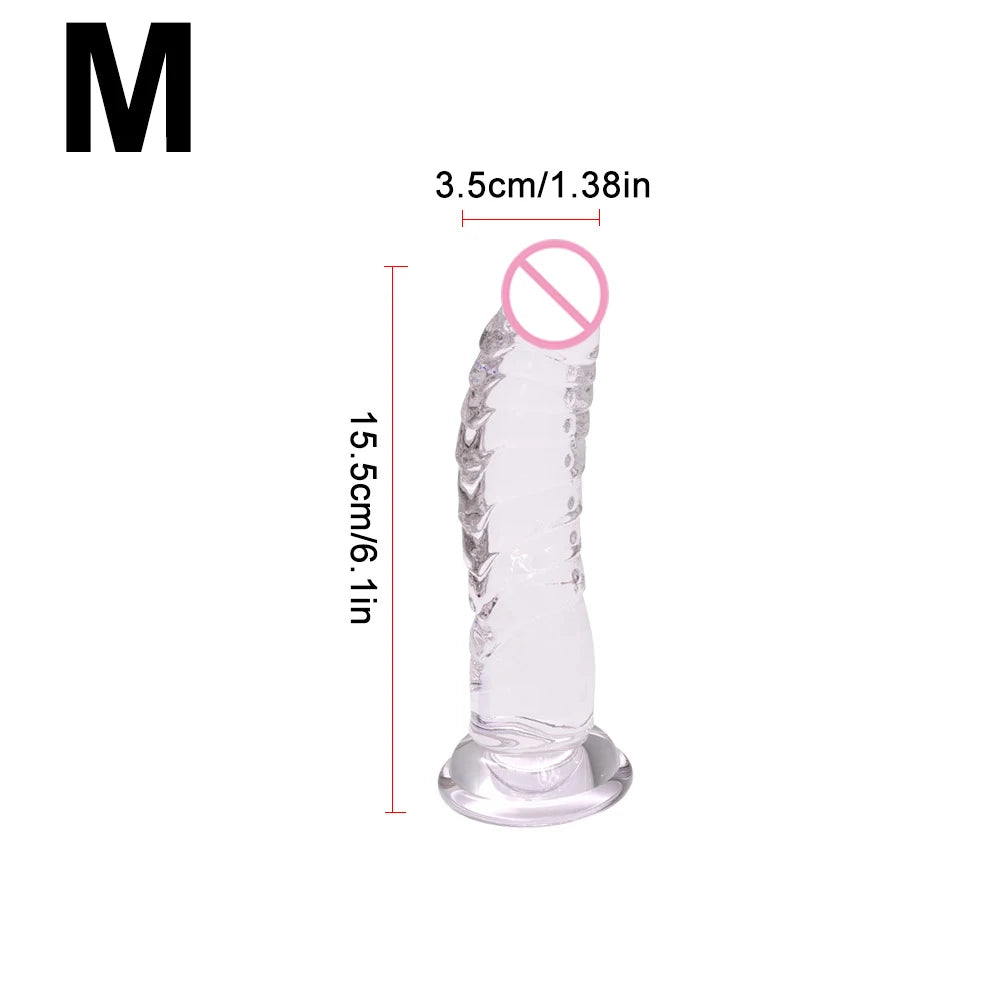 Textured Silicone Massager with Suction Cup Base