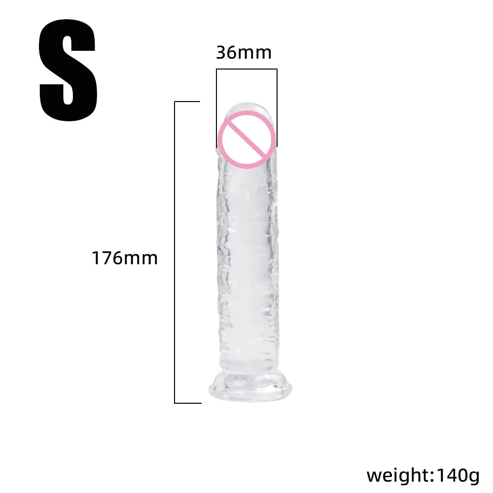 Flexible TPE Massager with Suction Cup Base
