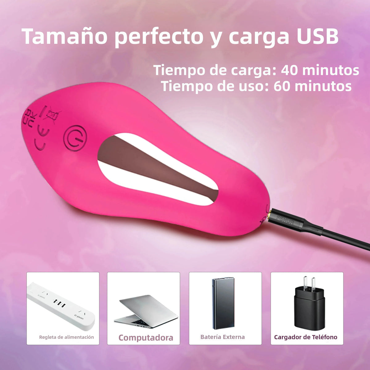 Bluetooth App-Controlled Wearable Vibrating Massager