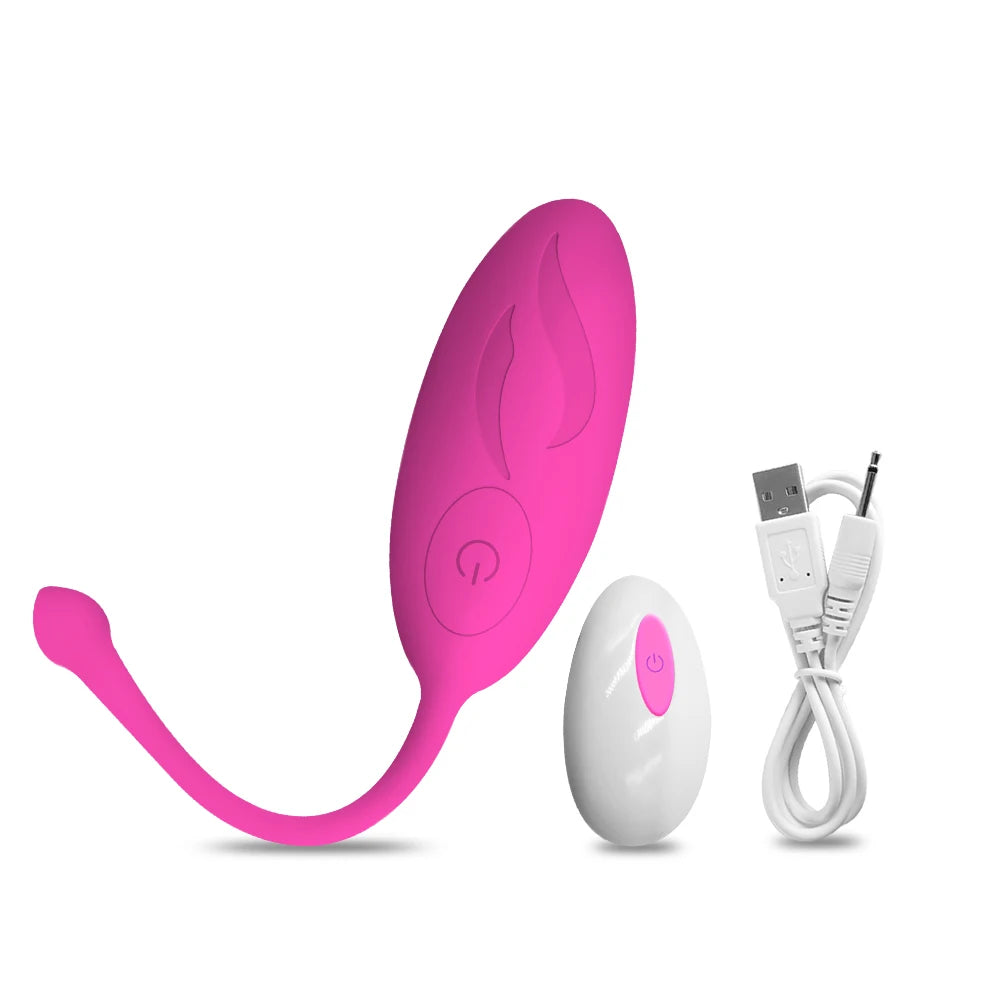 Wireless Remote-Controlled Vibrating Egg with 10 Modes