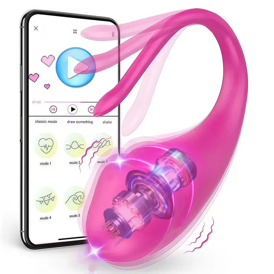 App-Controlled Wearable Vibrating Massager