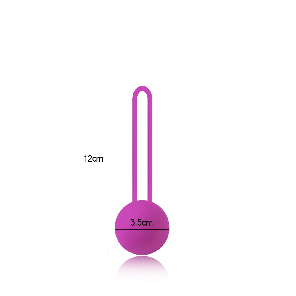 Silicone Kegel Ball Set with Retrieval Loops