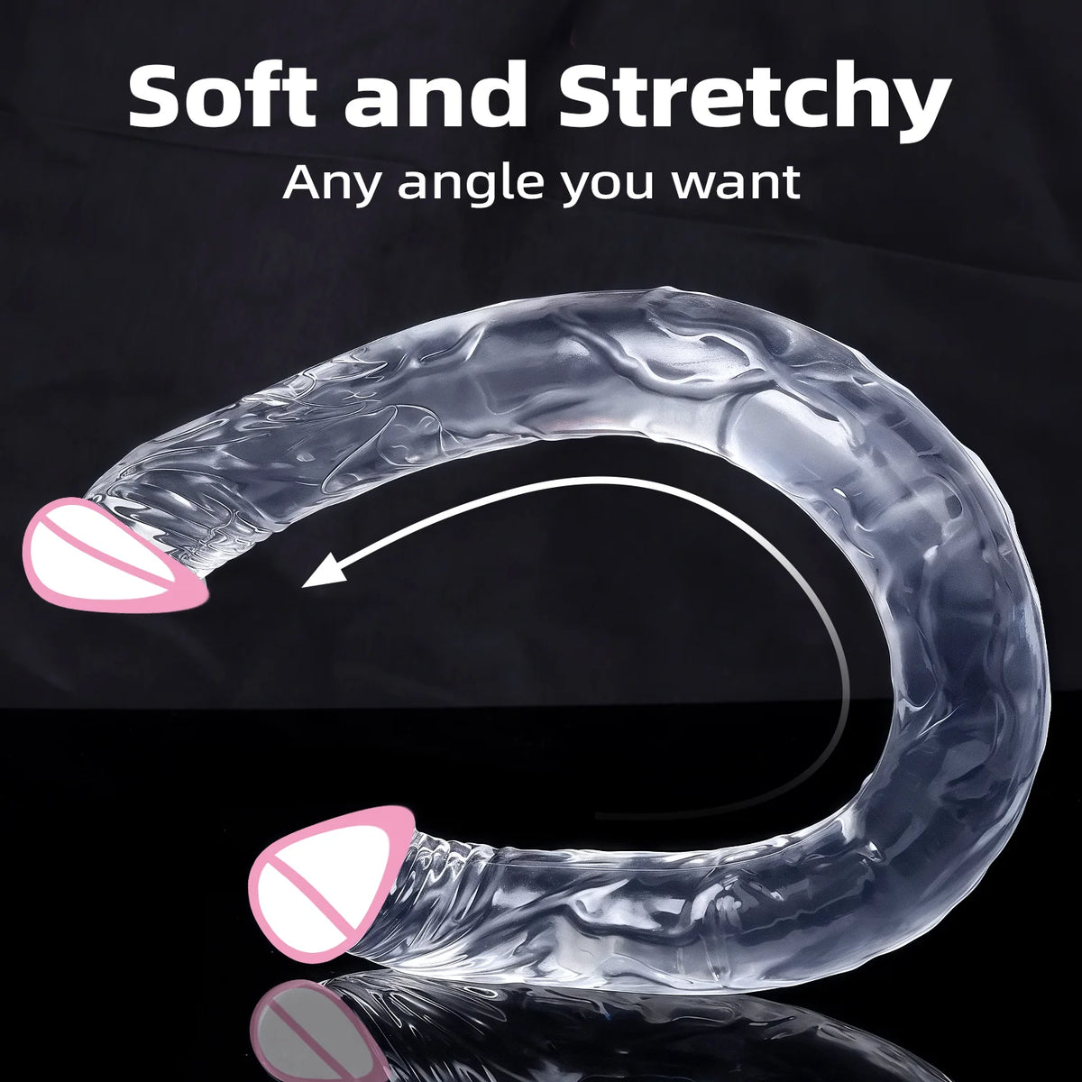 Flexible Textured Silicone Massager in Multiple Sizes