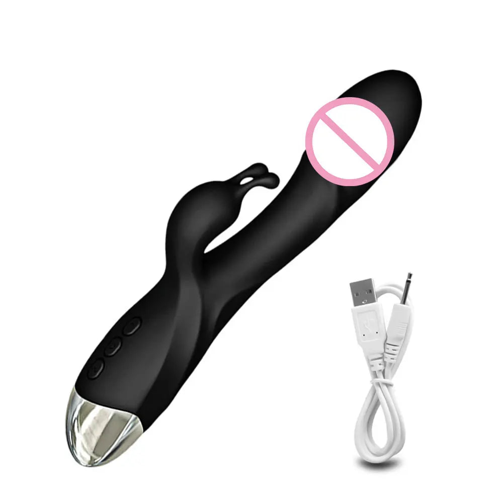 Rechargeable Rabbit Massager with 20 Vibration Modes