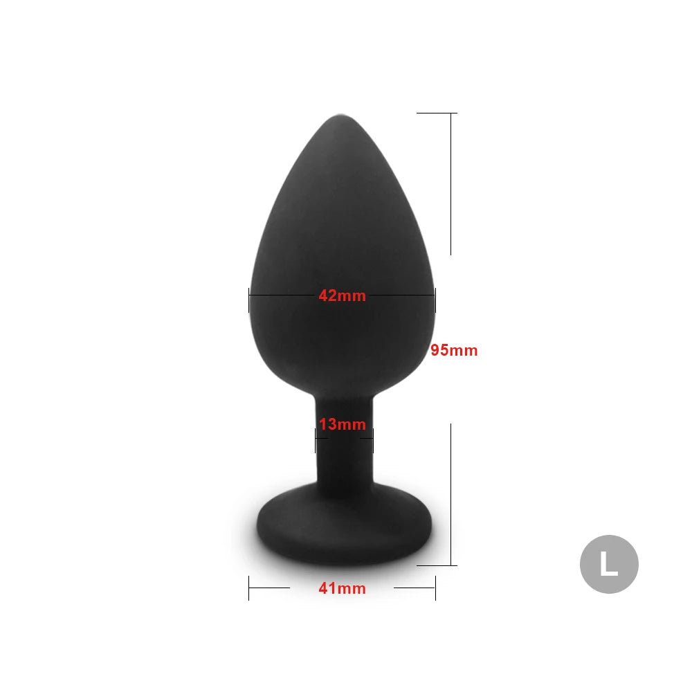 Silicone Plug with Wide Flared Base