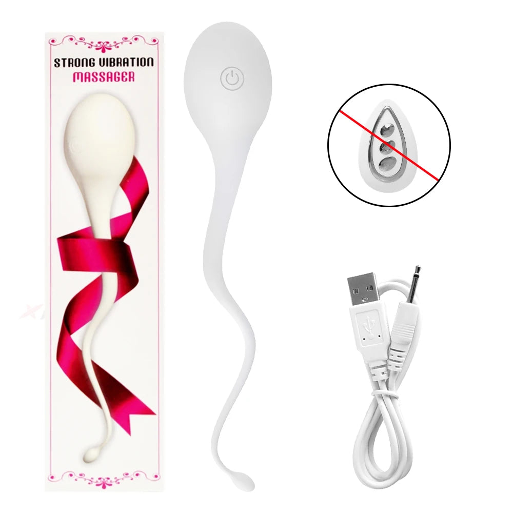 Wireless Remote-Controlled Silicone Kegel Massager