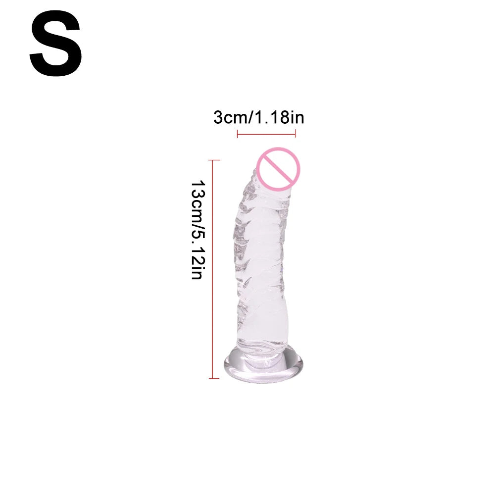 Textured Silicone Massager with Suction Cup Base