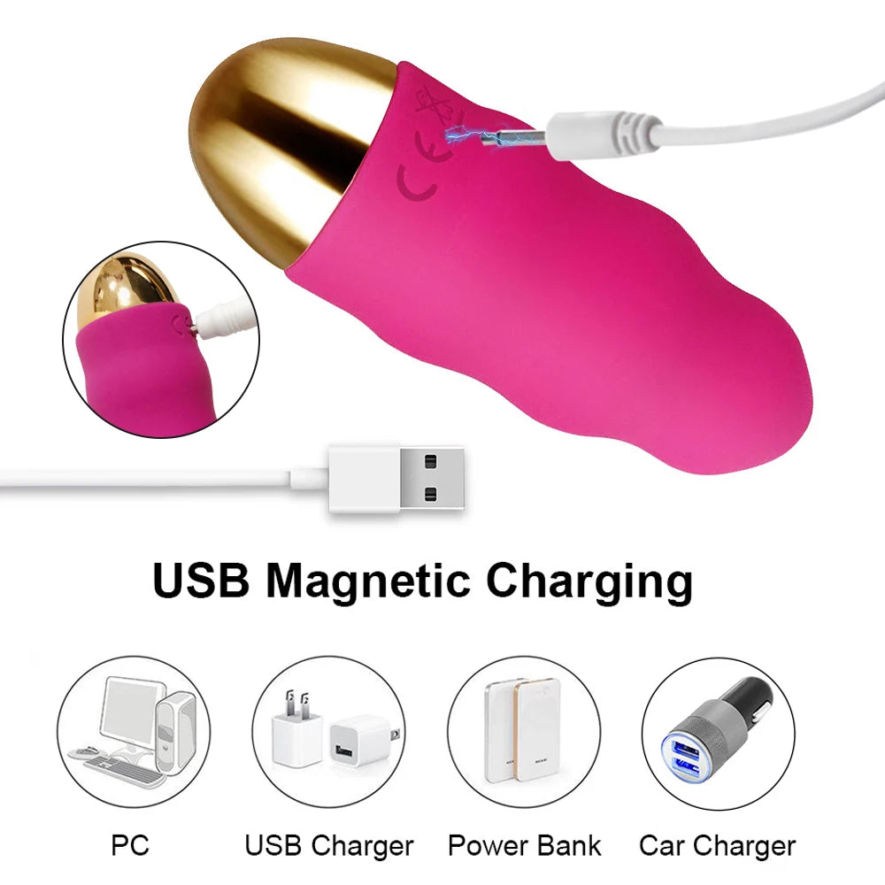 Wireless Remote-Controlled Vibrating Egg with 10 Modes