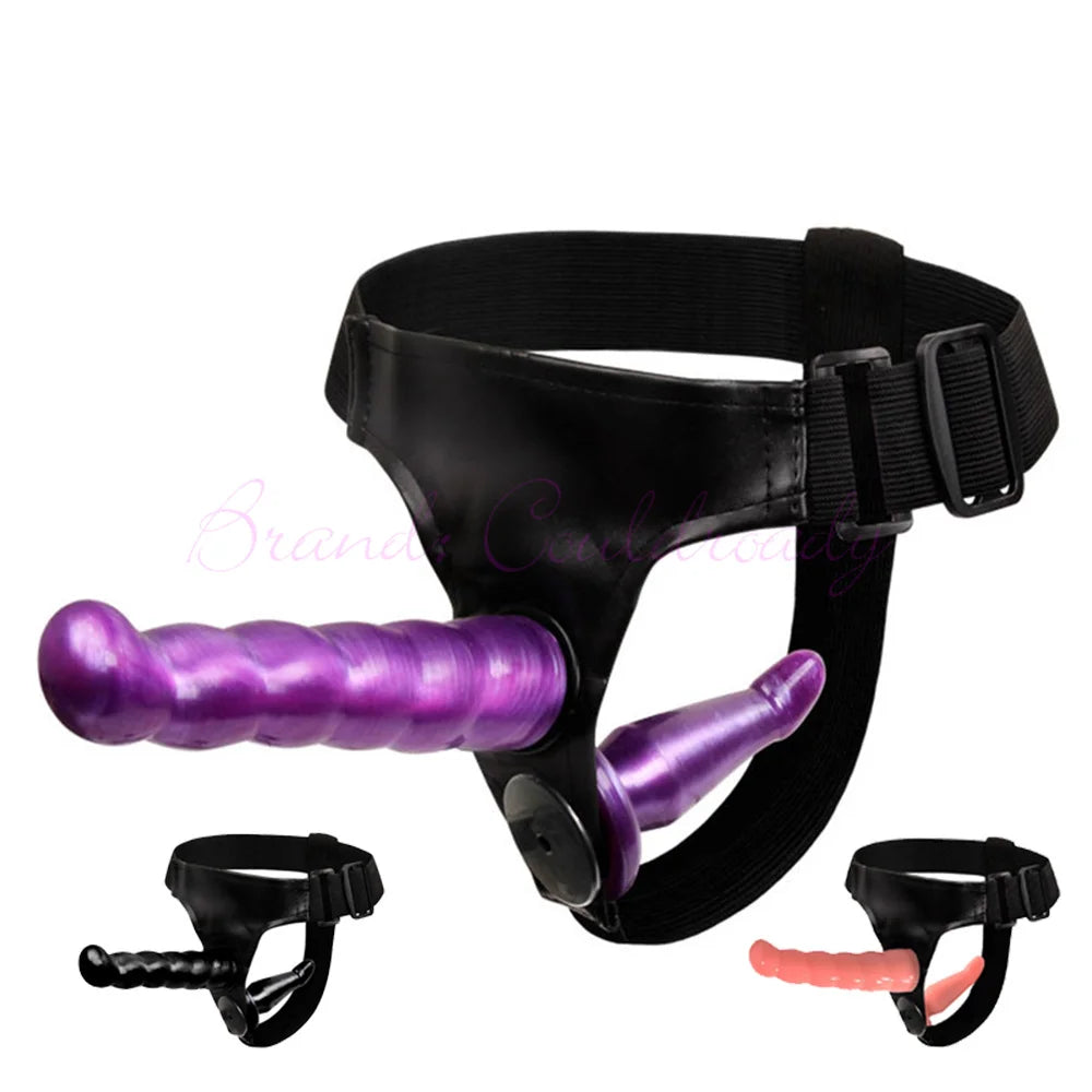 Adjustable Dual-Ended Strap-On Harness Set