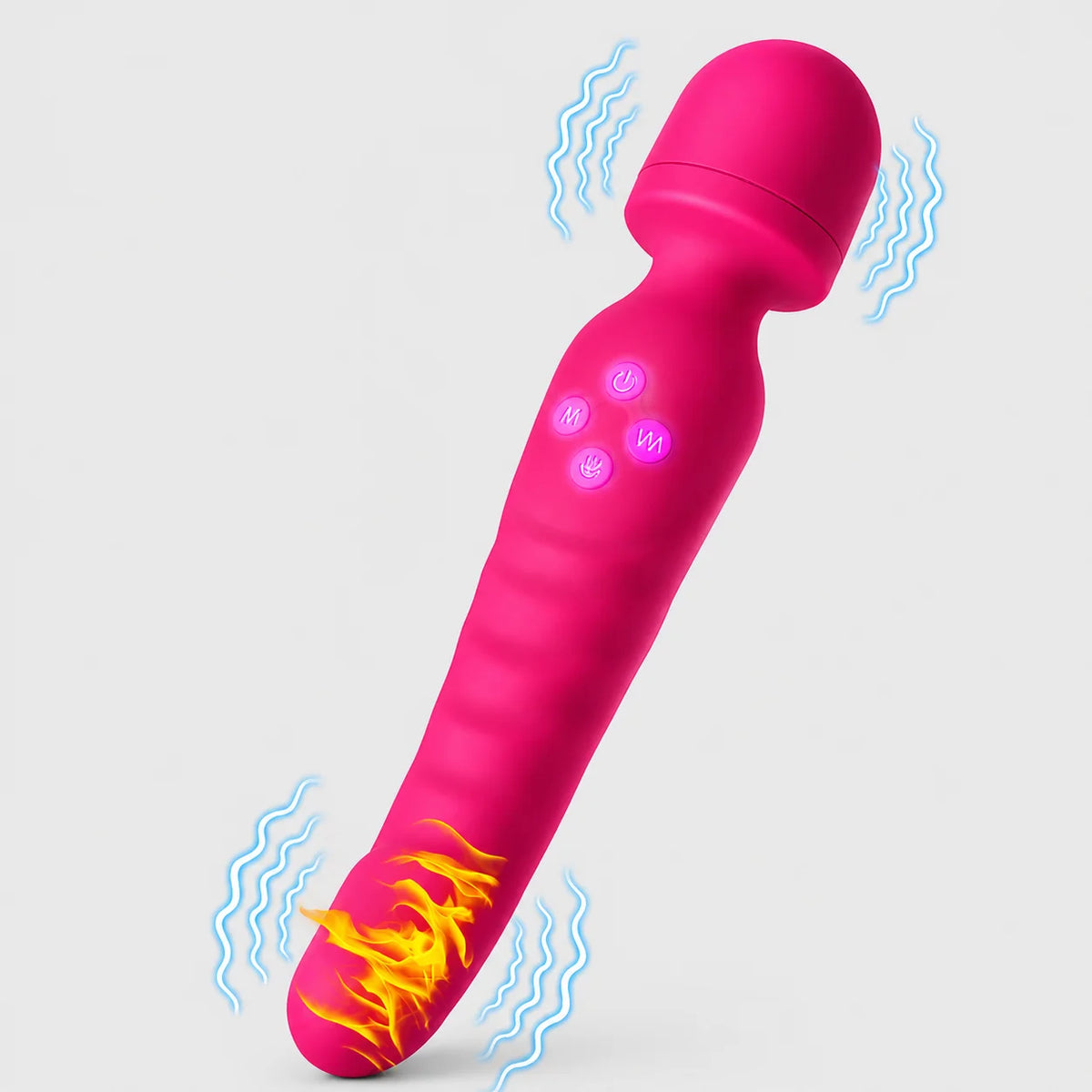 3-in-1 Wand Massager with Dual-Zone Stimulation