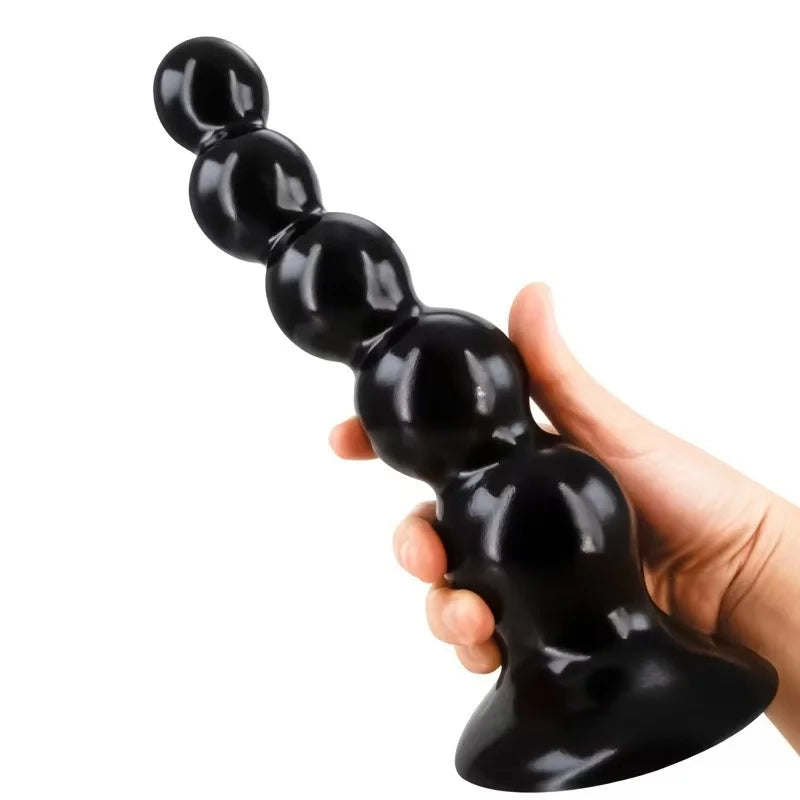 Flexible PVC Beaded Massager with Suction Base