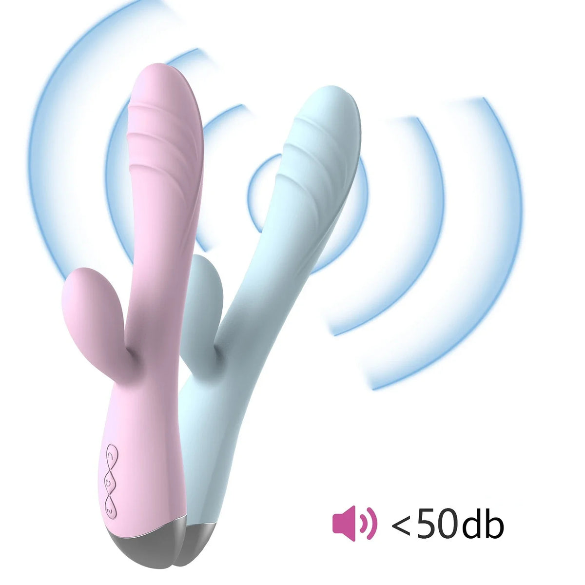 Rechargeable Rabbit Massager with 10 Vibration Modes