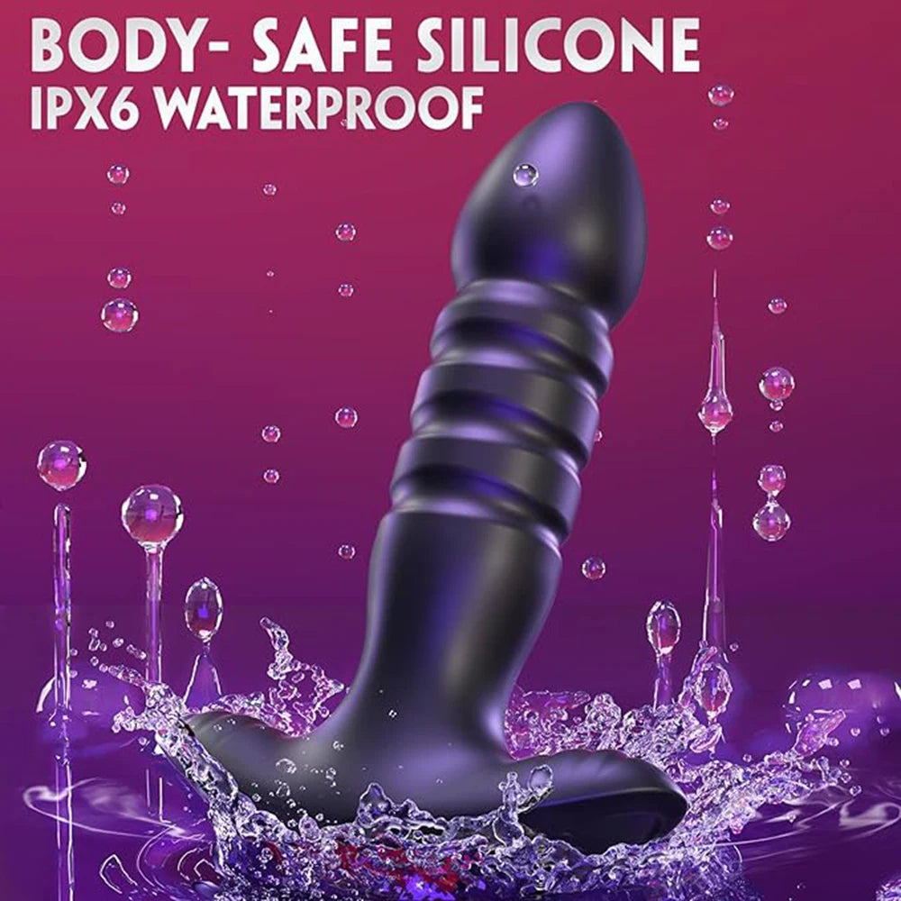 App-Controlled Telescopic Vibrating Plug