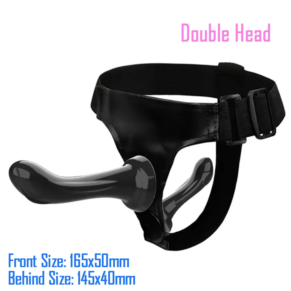 Adjustable Dual-Ended Strap-On Harness Set