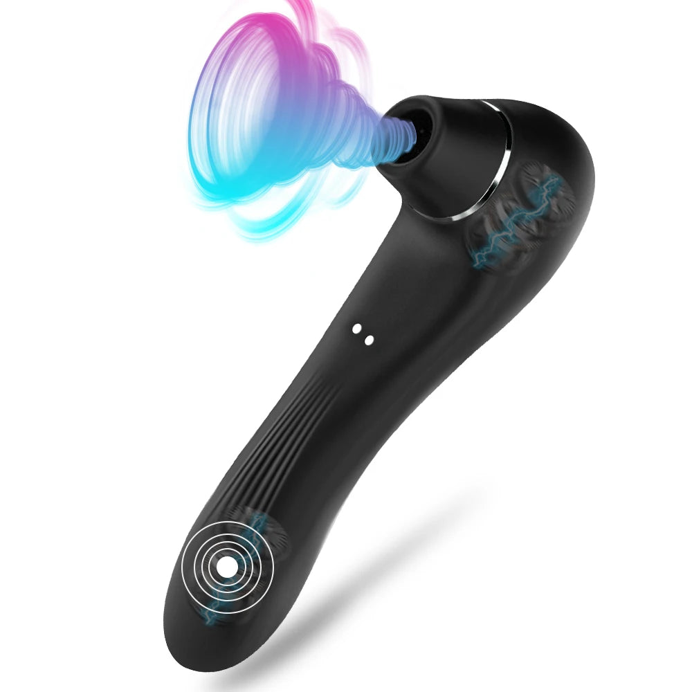 2-in-1 Suction & Vibration Personal Massager