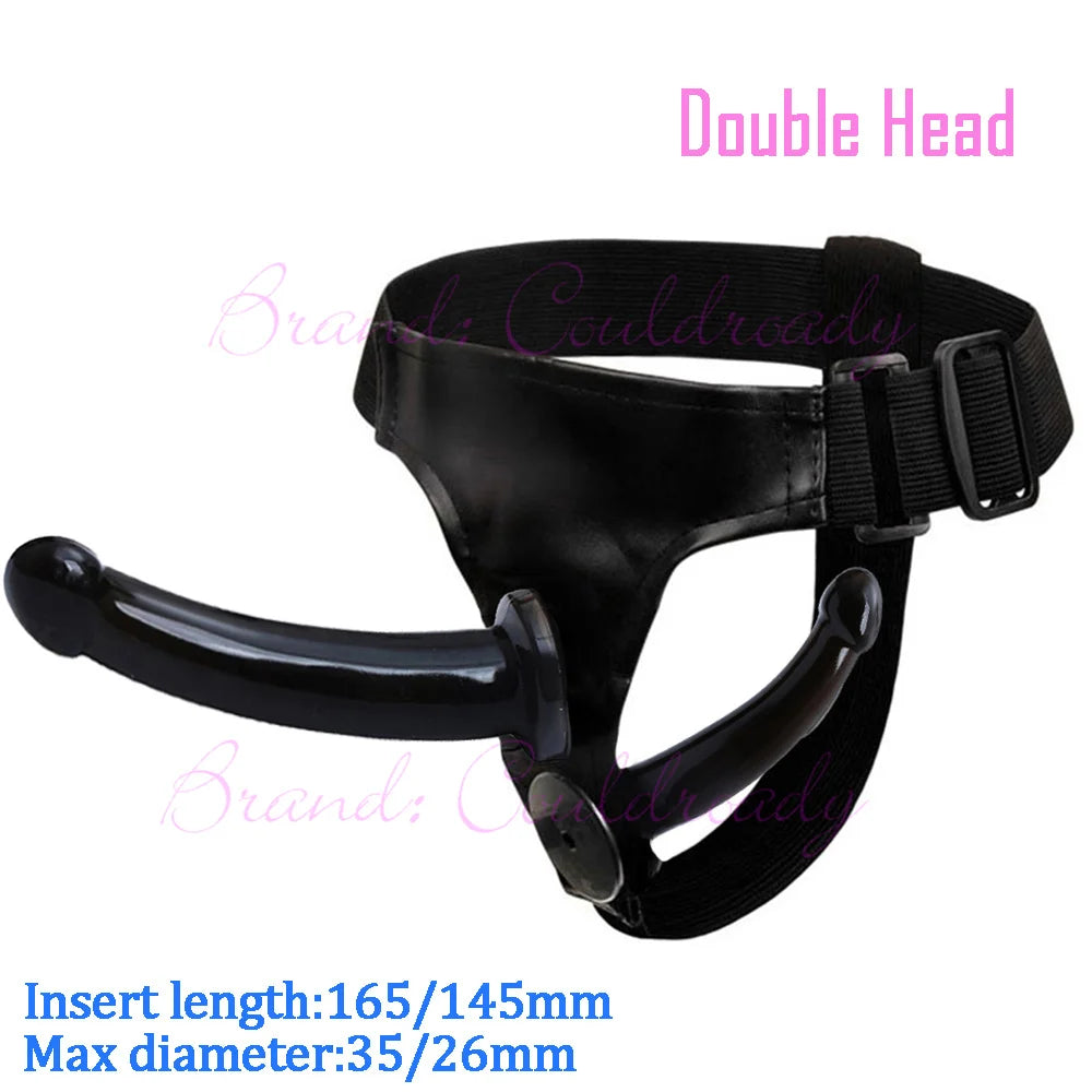 Adjustable Dual-Ended Strap-On Harness Set