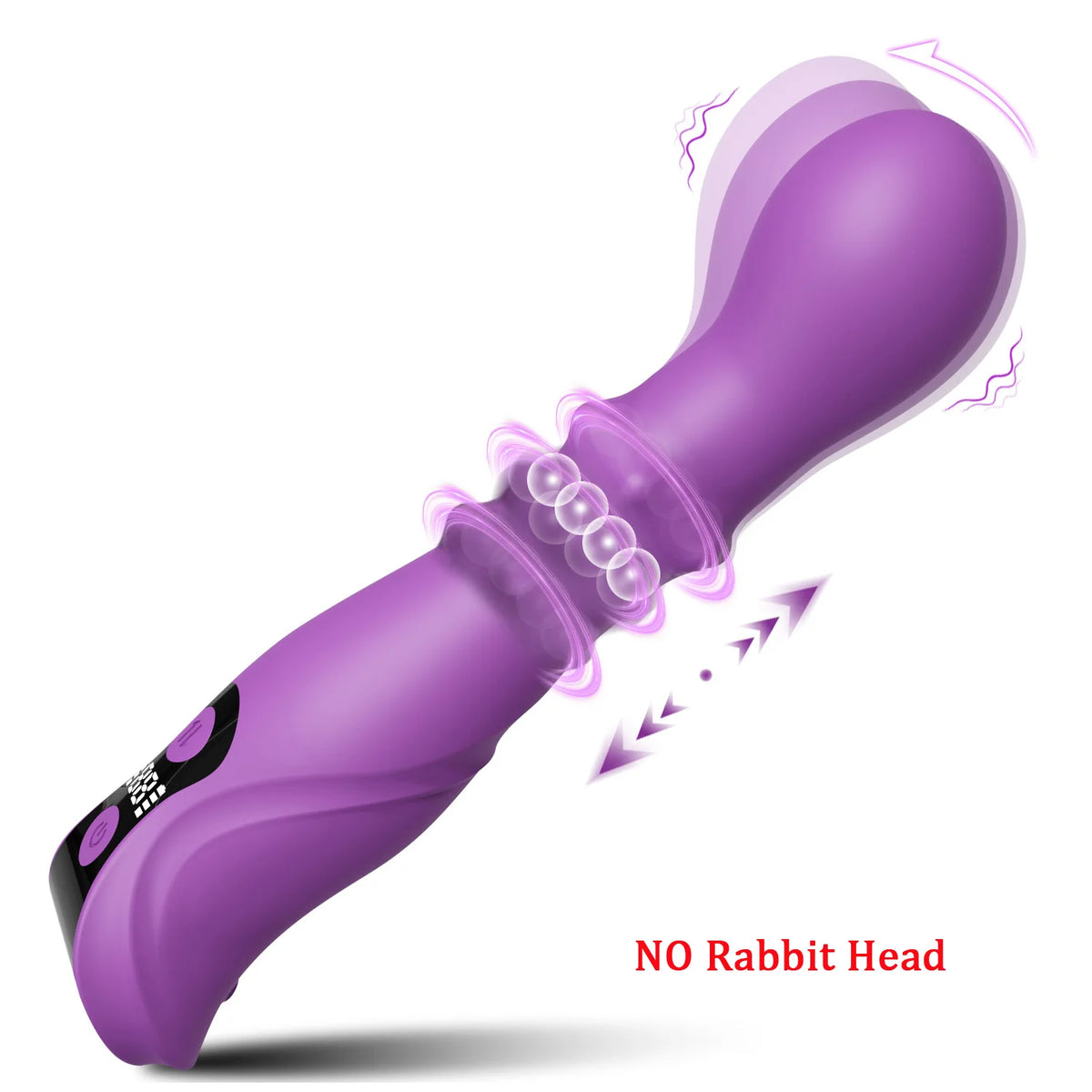 3-in-1 Swing Rabbit Massager with Digital Display