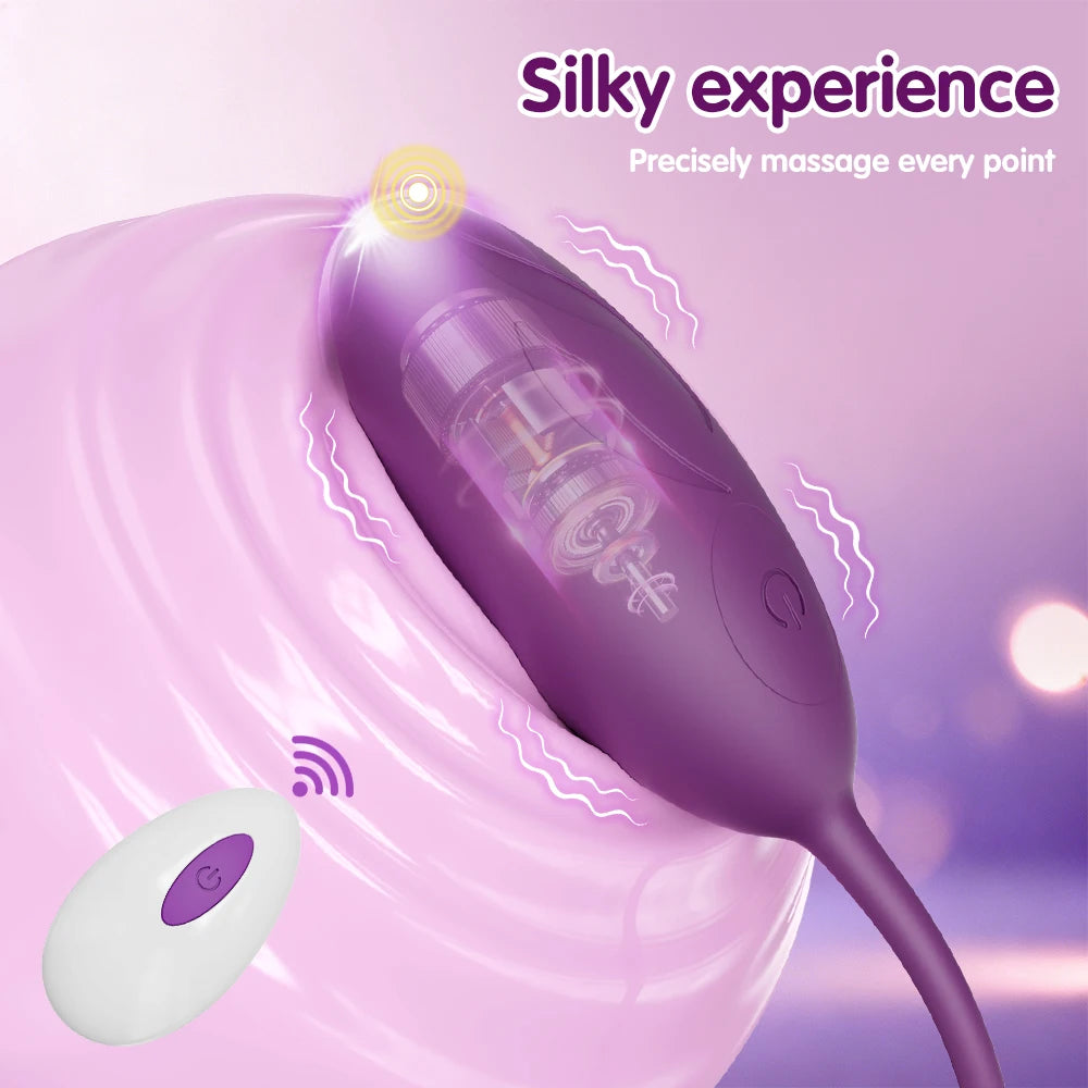 Wireless Remote-Controlled Vibrating Egg with 10 Modes