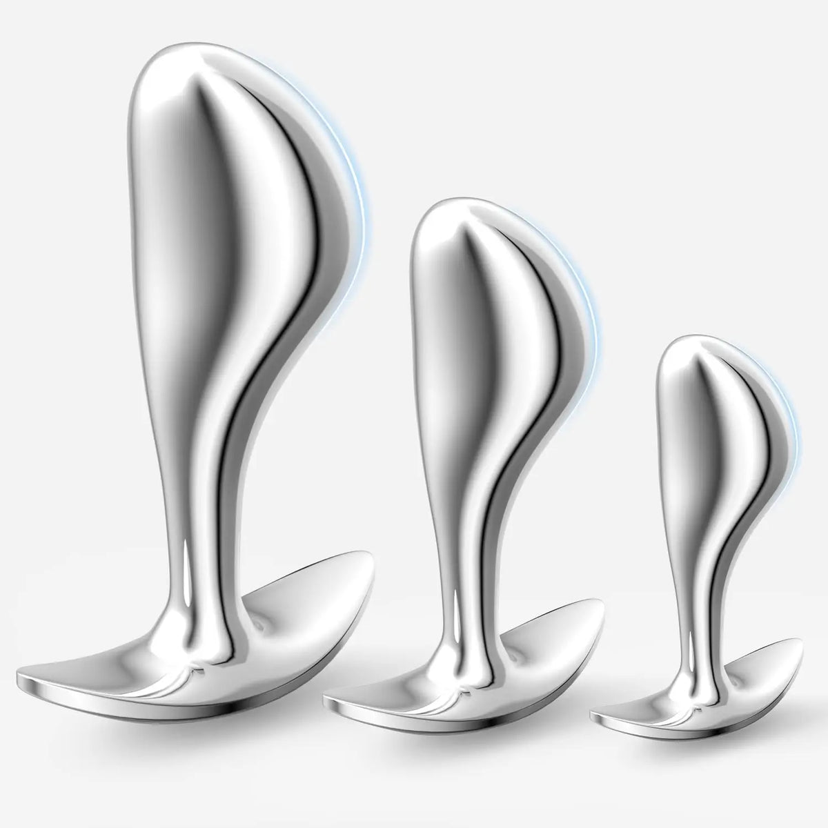 Stainless Steel Plug Set with Flared Bases