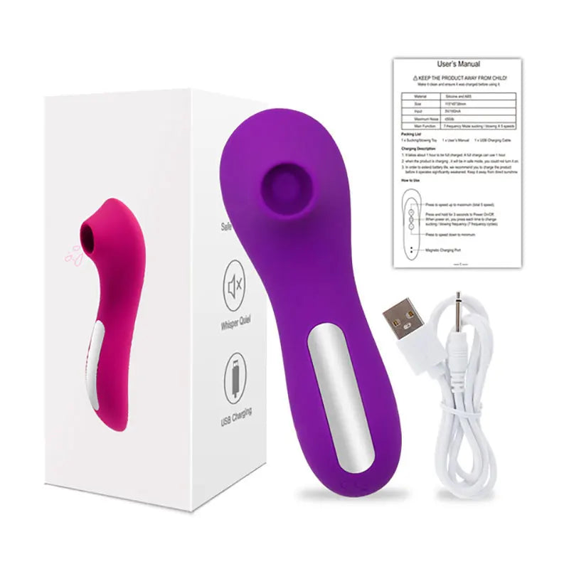 2-in-1 Suction & Vibration Personal Massager