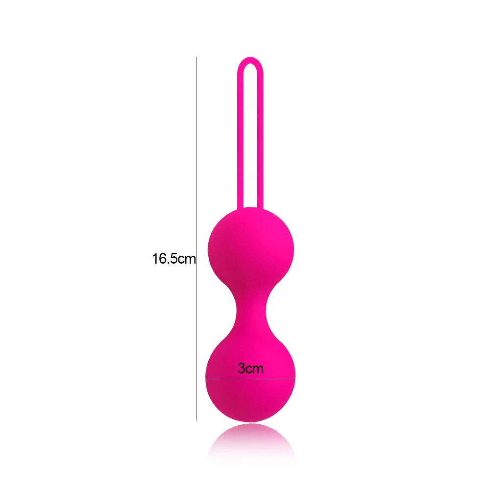 Silicone Kegel Ball Set with Retrieval Loops
