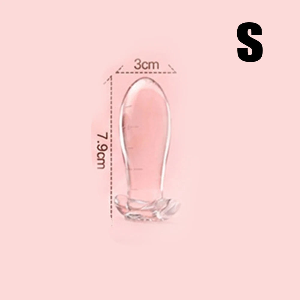 Clear TPE Massager with Measurement Markings