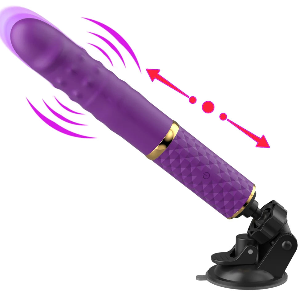 Telescopic Thrusting Massager with 10 Speed Modes
