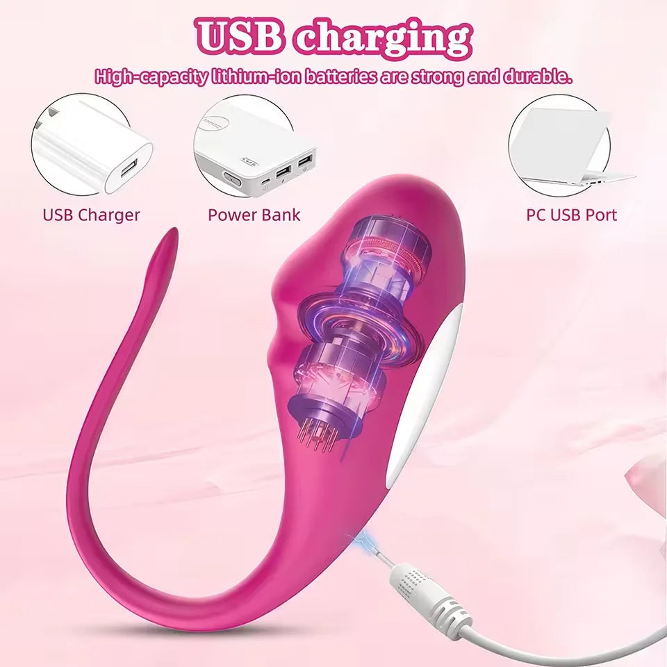App-Controlled Wearable Vibrating Massager