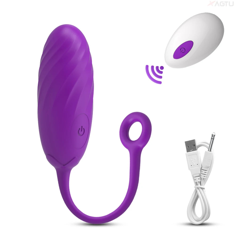 Wireless Remote-Controlled Vibrating Egg with 10 Modes