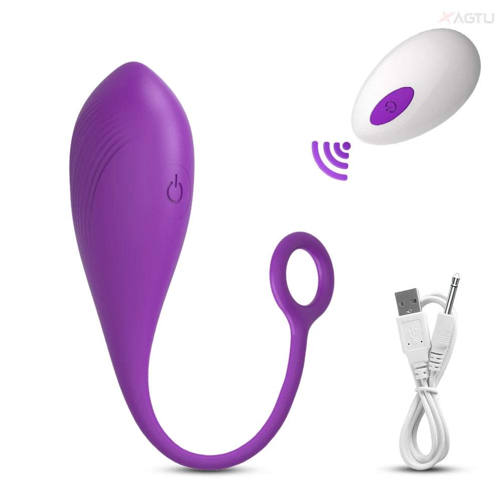 Wireless Remote-Controlled Vibrating Egg with 10 Modes