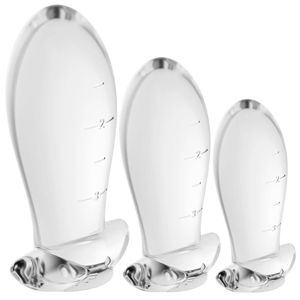 Clear TPE Massager with Measurement Markings