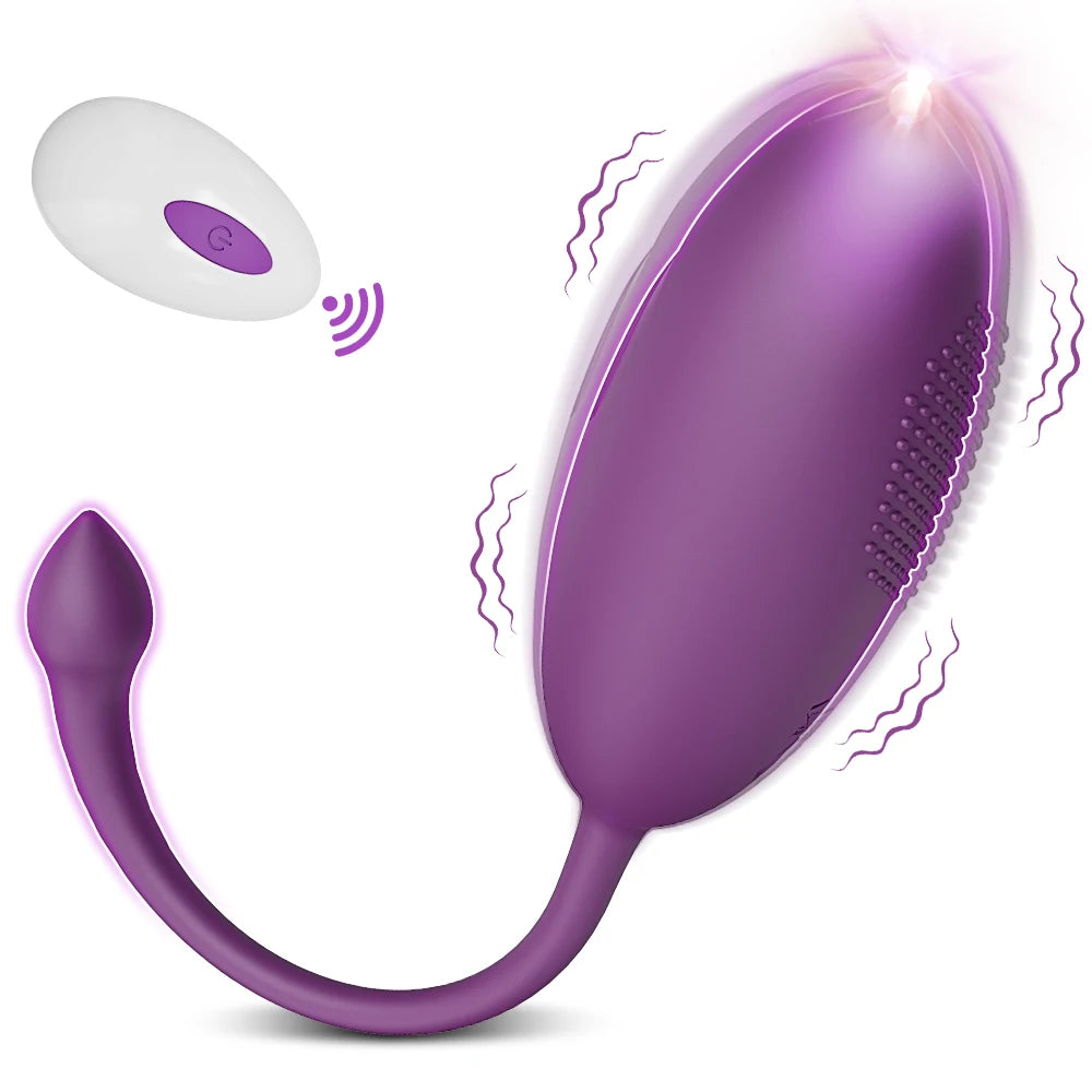 Wireless Remote-Controlled Vibrating Egg with 10 Modes