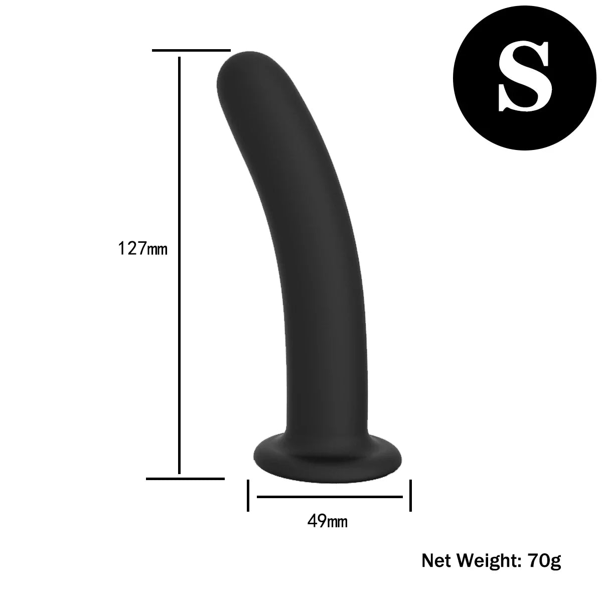 Adjustable Strap-On Harness with Curved Silicone Massager